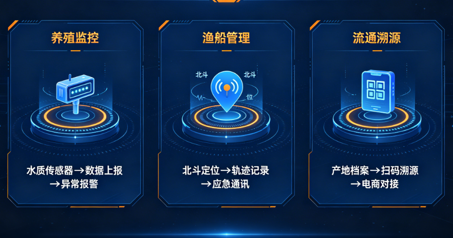 渔业APP开发，水产养殖、渔船管理和销售对接三个方向做法各有侧重